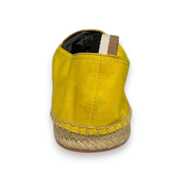 HUGO BOSS Men\'s Slip-on Shoes Yellow Suede Loafers Casual Size 9 EU 42
